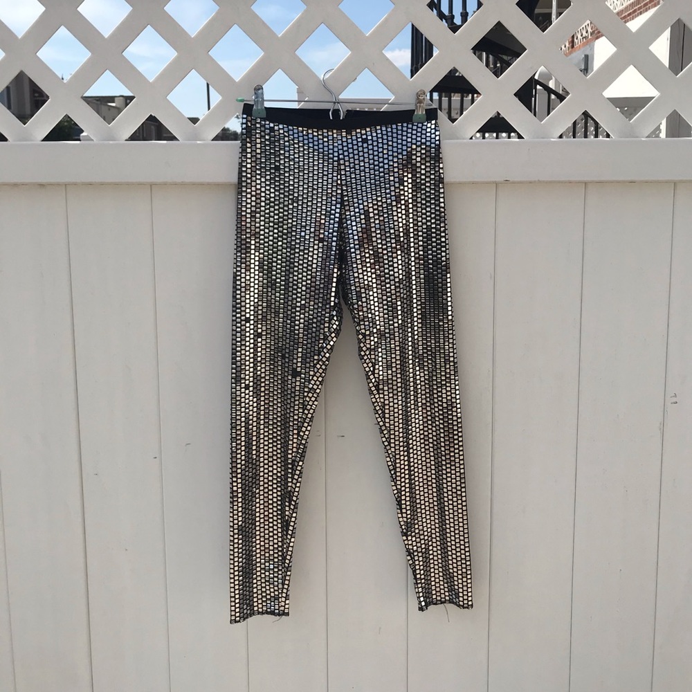 Cosmic disco ball shiny pants